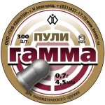 Пули Гамма (300 шт.)  4.5мм.