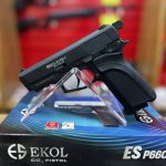 Пистолет пневматический EKOL ES 66C Black кал.4,5мм 3дж
