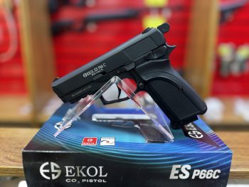 Пистолет пневматический EKOL ES 66C Black кал.4,5мм 3дж