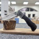 Нож складной «Днепр» с фиксатором, сталь 65х13