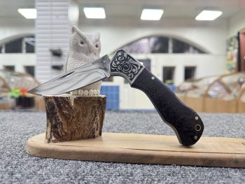 Нож складной «Днепр» с фиксатором, сталь 65х13