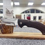 Нож складной «Град» с фиксатором, сталь 65х13