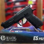 Пистолет пневматический EKOL ES 92 Black кал.4,5мм 3дж