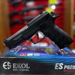 Пистолет пневматический EKOL ES P92B Black кал.4,5мм 3дж