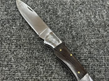 Нож складной «Пионер» с фиксатором, сталь 65х13